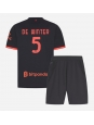 Otroške Nogometnih dresov AC Milan Koni De Winter #5 Tretji 2026-27 Kratki rokavi (+ hlače)